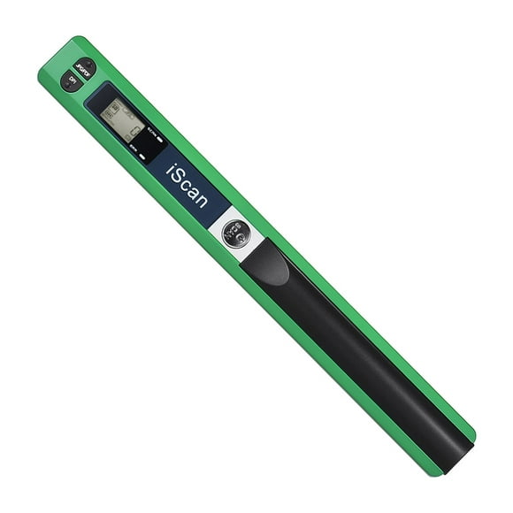 Portable Handheld Wand Wireless Scanner A4 Size 900DPI JPG/PDF Formate LCD Display with Protecting Bag for Business Document Reciepts Books Images