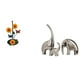 thumbnail image 1 of Soporte de papel higiénico,Porta toallas de papel de encimera,Estatua de elefante,Estatuas de elefantes de cerámica,figuras de elefantes,decoración,Decoración del hogar Familia Elefantes, 1 of 8