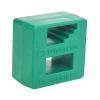 Herramienta de desmagnetizador de magnetizador rápido 2 en 1 para pinzas de destornillador (verde)