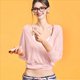 thumbnail image 4 of Suéteres de Cuello en V para Mujer, Informales, de Larga de Murciélago, Holgados, con Hombros Descubiertos, de Punto, para Cubrirse. Rosa M, 4 of 10