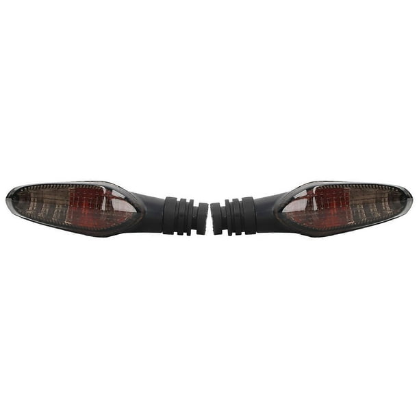12V Motorcycle Turn Signal Light Orange Red Light High Brightness Blinker Indicator Lamp Replacement for DUCATI Monster Streetfighter Gray