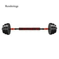thumbnail image 4 of 2pcs 40cm Dumbbell Connecting Rod Barbell Connector Bar Weightlifting Accessories for Home Gym, 4 of 7
