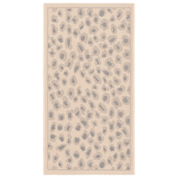Safavieh Courtyard Camille Spotted Indoor/Outdoor Area Rug, Beige/Gold, 2' x 3'7"