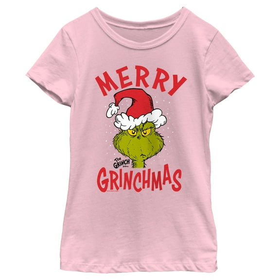 Girl's Dr. Seuss Merry Grinchmas Graphic T-Shirt