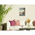 thumbnail image 3 of Santa Barbara’s Hope Ranch Beach - Sun-Kissed Ocean-Washed Playground - Vintage Travel Poster by Kerne Erickson - Bamboo Fine Art 290gsm Paper Print (Unframed) 18x24in, 3 of 4