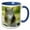 Blue/White, variant on 3drose, Gray Wolf, Timber Wolf. Bear World, Wyoming. Usa - Us51 Pox0035 - Pete Oxford, 11oz Magic Transforming Mug