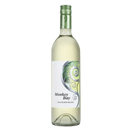 Monkey Bay Sauvignon Blanc White Wine New Zealand, 750 ml Bottle, 13% ABV