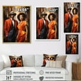 thumbnail image 4 of Designart "Celebrating the Harlem Renaissance II" Harlem Renaissance Floater Framed Canvas Print, 4 of 7