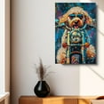 thumbnail image 4 of Hudo Funny Kuvasz Dog Riding A Motorcycle Vintage Poster, Kuvasz Dog Canvas Wall Art - Christmas Wall Art - Funny Dog Signs, 4 of 6