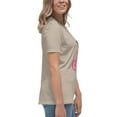 thumbnail image 4 of Bella + Canvas Women's Relaxed T-Shirt Short Sleeve Graphic Crew Neck (Heather Stone, S), 4 of 5