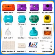 Electronics Circuit Kit, 53PCS Science Experiment Set with 150+ Projects STEM