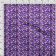 thumbnail image 4 of oneOone Cotton Poplin Medium Purple Fabric Kids Game Craft Projects Decor Fabric Printed By The Yard 56 Inch Wide, 4 of 4