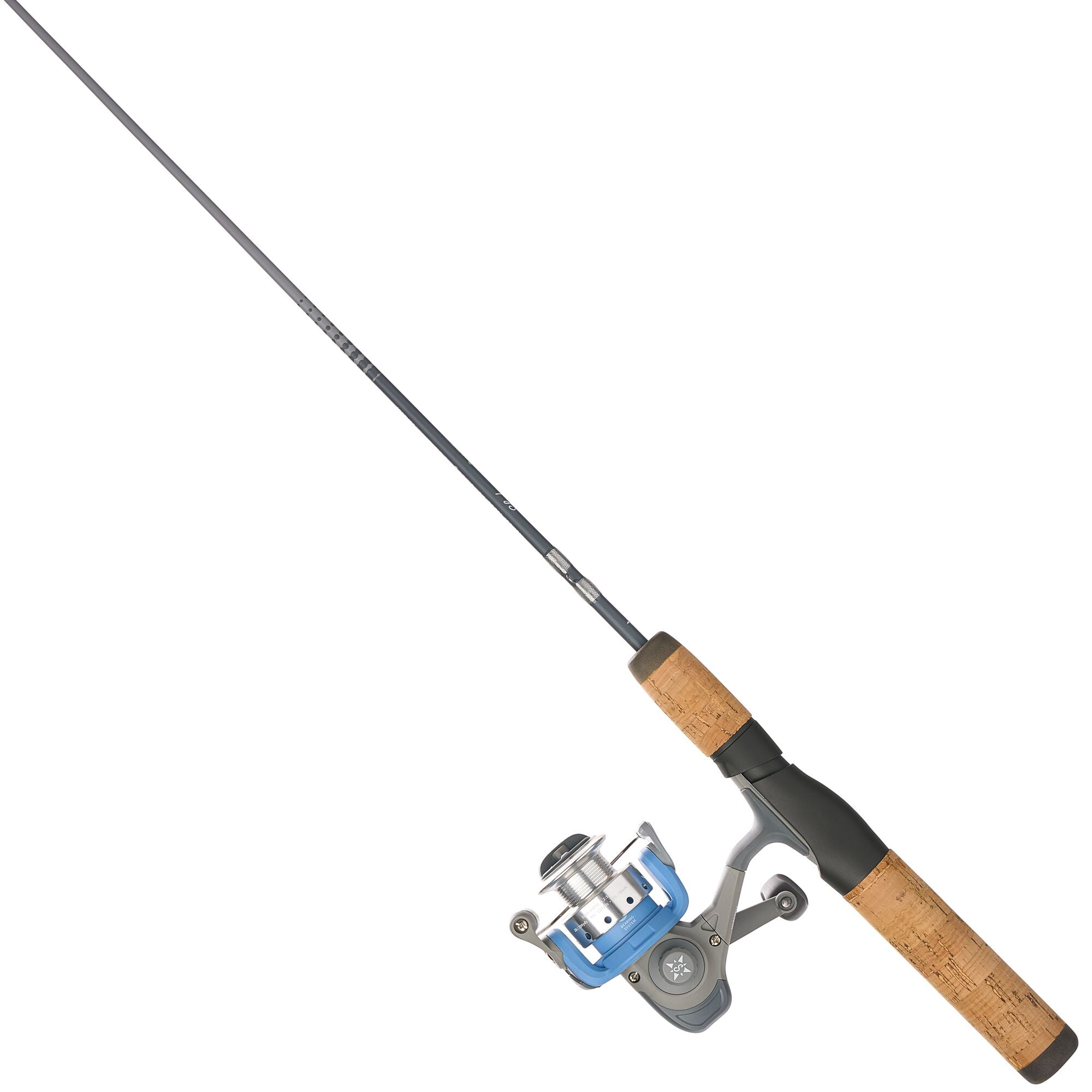 Shakespeare Micro Spinning Combo, 6'6" 1-Piece Ultra Light Fishing Rod, 25-Size Reel