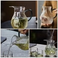 thumbnail image 2 of Chinese-style Tea Pot Glass Tea Kettle Flower Tea Maker Teapot Kitchen Glassware 330ml, 2 of 8