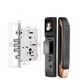 thumbnail image 1 of Door Lock, Digital Password Electronic Locks APP Remote Control Unlock Automatic Fingerprint Smart Door Lock With Camera ,Easy to Install, 1 of 7
