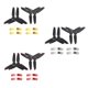 thumbnail image 2 of tornillo de aire 2 pares de hélices de bajo ruido 5328S Repuesto de cuchillas de repuesto para hélice de dron DJI FPV Abanopi tornillo de aire, 2 of 5