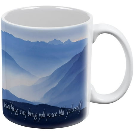

Bring Peace Yourself Emerson White All Over Coffee Mug