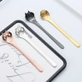 thumbnail image 4 of kurtrusly 1/2/3/5 Exquisite And Practical 304 Stainless Steel Tea Spoon For Tea Drinking Stainless Steel Spoon Sugar Spoon For Tea Dog Paw Colander Bla 1 1 Pc, 4 of 6