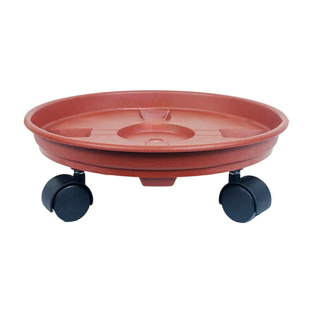 WRKEKC Clearance Flower Pot Tray with Wheels Thick Base Roller Large Plastic Flower Pot Water Collection Tray Wheel Mobile Flower Pot Chassis