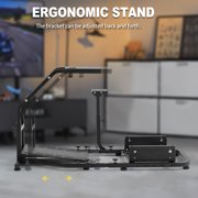 Marada Racing Simulator Cockpit Fit for Logitech G29 G920 T300RS T150 PS4 Xbox Racing Wheel Stand