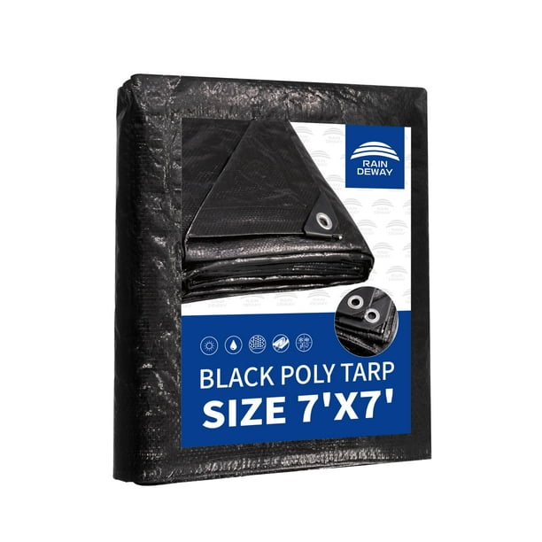 Lona Raindeway, 213 x 213 cm, 8 mil, impermeable, resistente a los rayos UV