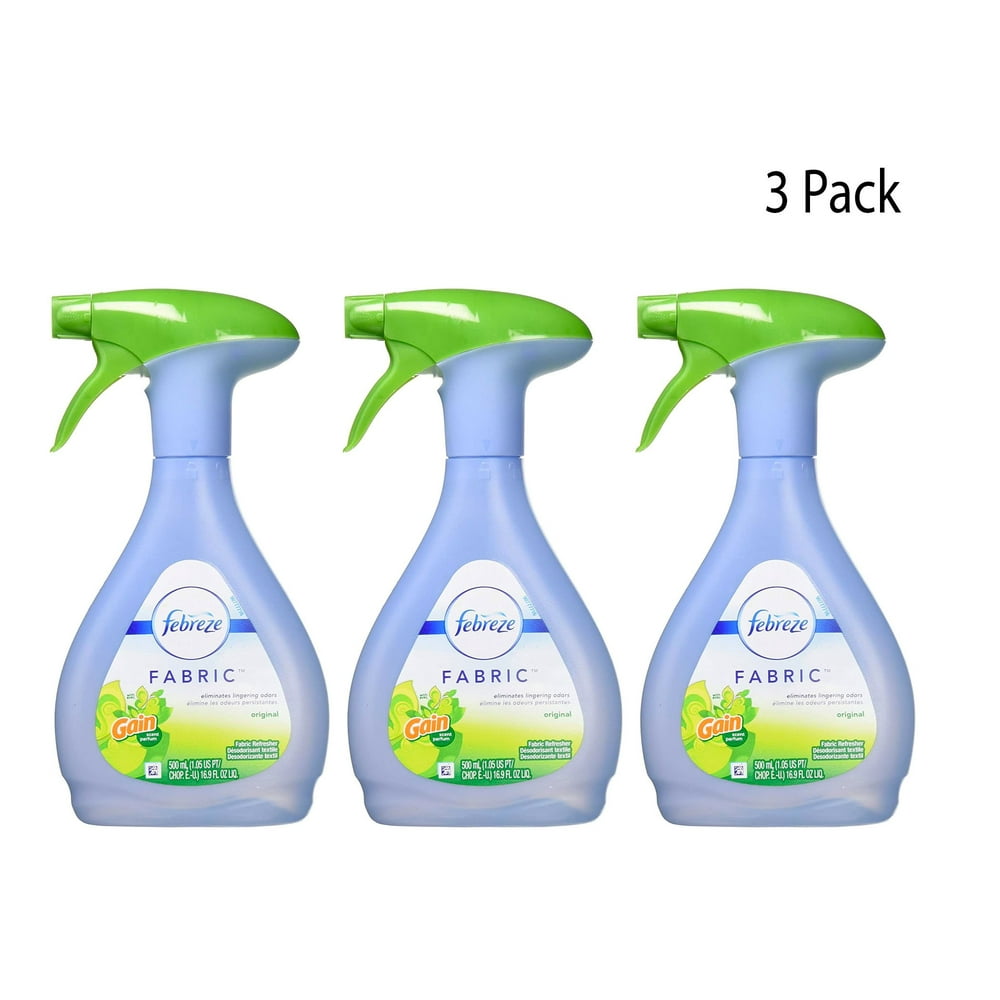 Febreze Fabric Refresher with Gain Original Scent 16.9oz (Pack Of 3