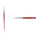 thumbnail image 2 of Creative Mark Polar Flo Professional Watercolor Brushes - Rigger 6 - Short Handle, Nickel-Plated Seamless Brass Ferrule - Art Paint Brushes for Acrylic Painting, Watercolor, Gouache, and More, 2 of 7