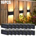 thumbnail image 2 of Lámpara Solar de pared para exteriores, luces LED impermeables para decoración de jardín, balcón, patio, calle, iluminación hacia arriba y hacia abajo, 1 a 16 piezas, 2 of 4