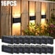 thumbnail image 2 of Lámpara Solar de pared para exteriores, luces LED impermeables para decoración de jardín, balcón, patio, calle, iluminación hacia arriba y hacia abajo, 1 a 16 piezas, 2 of 4