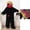 Black, variant on Silly Onesie Adult Pajamas with Shoes - Funny Big Mouth Monster Plush One Piece Sleepwear, Cozy Oversized Fleece Loungewear for Halloween & Cosplay with Shoes and 2 Combs, 5 Colors, S-XL