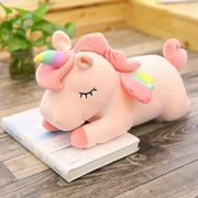 Unicorn Action Figure Plush Toy Huggable Bear Doll Doll Girl Sleeping Long Pillow Cute Bed Gir