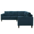 thumbnail image 3 of Empress 3 Piece Upholstered Fabric Sectional Sofa Set, 3 of 4
