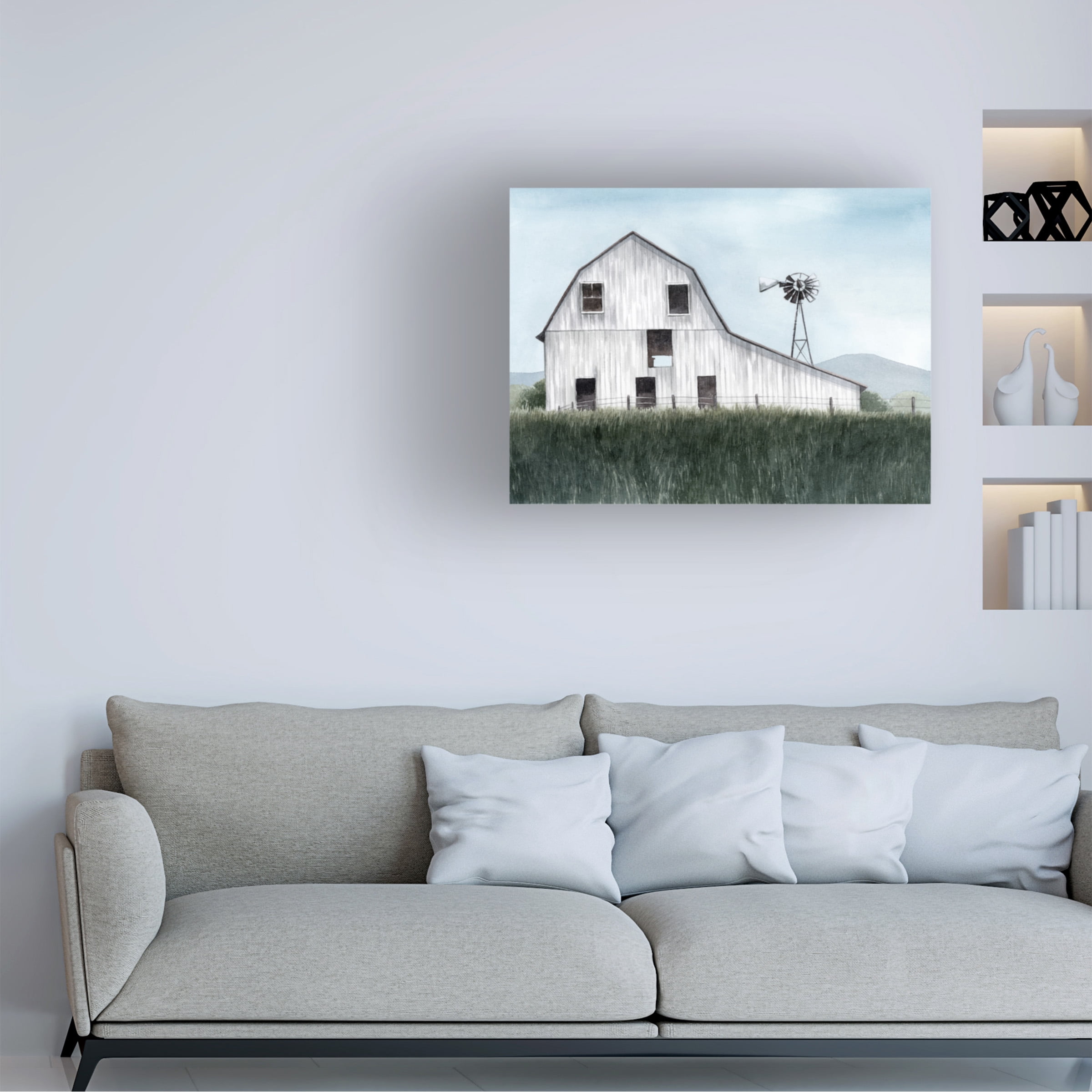 Grace Popp 'Bygone Barn I' Canvas Art