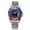 Blue & Red, variant on Men's Watch Swiss GMT Quartz Movement Dive  Watch 200M Waterproof  with Rotating Aluminum Bezel & Luminous for Diving, Travel, Business