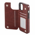 thumbnail image 3 of Funda de Cuero Nikou con Tapa Tipo Billetera y Tarjetero para iPhone 14 6.1, 3 of 14