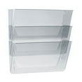 thumbnail image 3 of Wall File, 3 Sections, Legal Size 16" x 4" x 14", Clear, 3/Set | Bundle of 2 Packs, 3 of 5