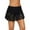 Black, variant on WREESH Women'S Lace Crochet Skirted Bikini Bottom Swimsuit Short Skort Swim Skirt