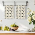 thumbnail image 3 of Easter Rabbit Kitchen Towels Set of 4, Cartoon Cute Bunny Sketch on Yellow Absorbent Dish Towels for Kitchen, Microfiber Hand Towel, Quick Drying Tea Towel for Cleaning Decorative Dishcloths, 3 of 7