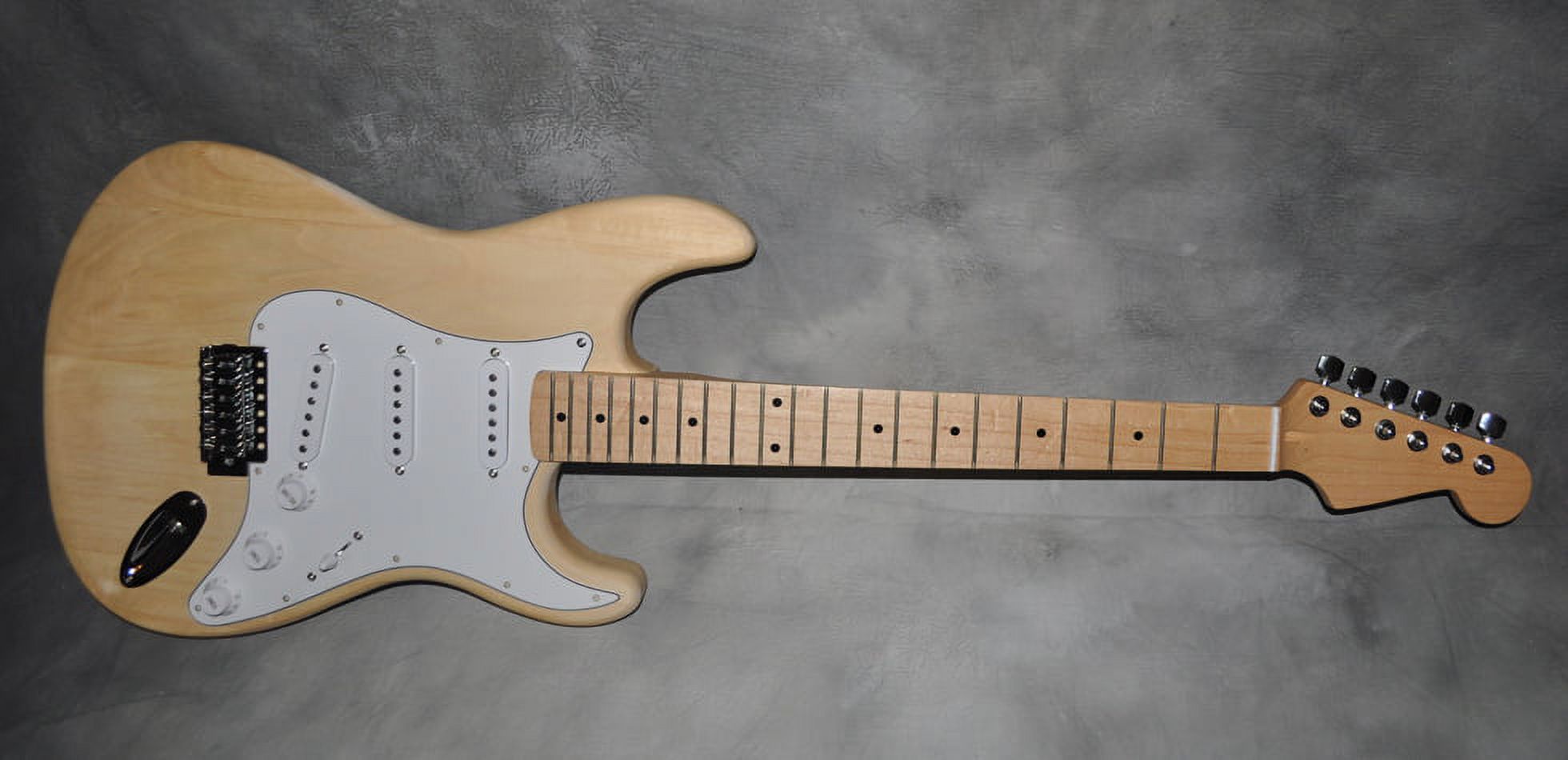 RSW DIY Electric Guitar kit with Basswood Body Maple Neck and Fingerboard 21 Frets S-S-S Pickups Bolt On - image 4 of 6