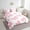 Rose Pink, variant on Erosebridal Pink Kawaii Bow Twin Comforter Set 7 Piece Cute Ribbon Bow Bedding Set Teen Room Decor,Geometric Bowknot Bed In A Bag Soft Lightweight Bed Set