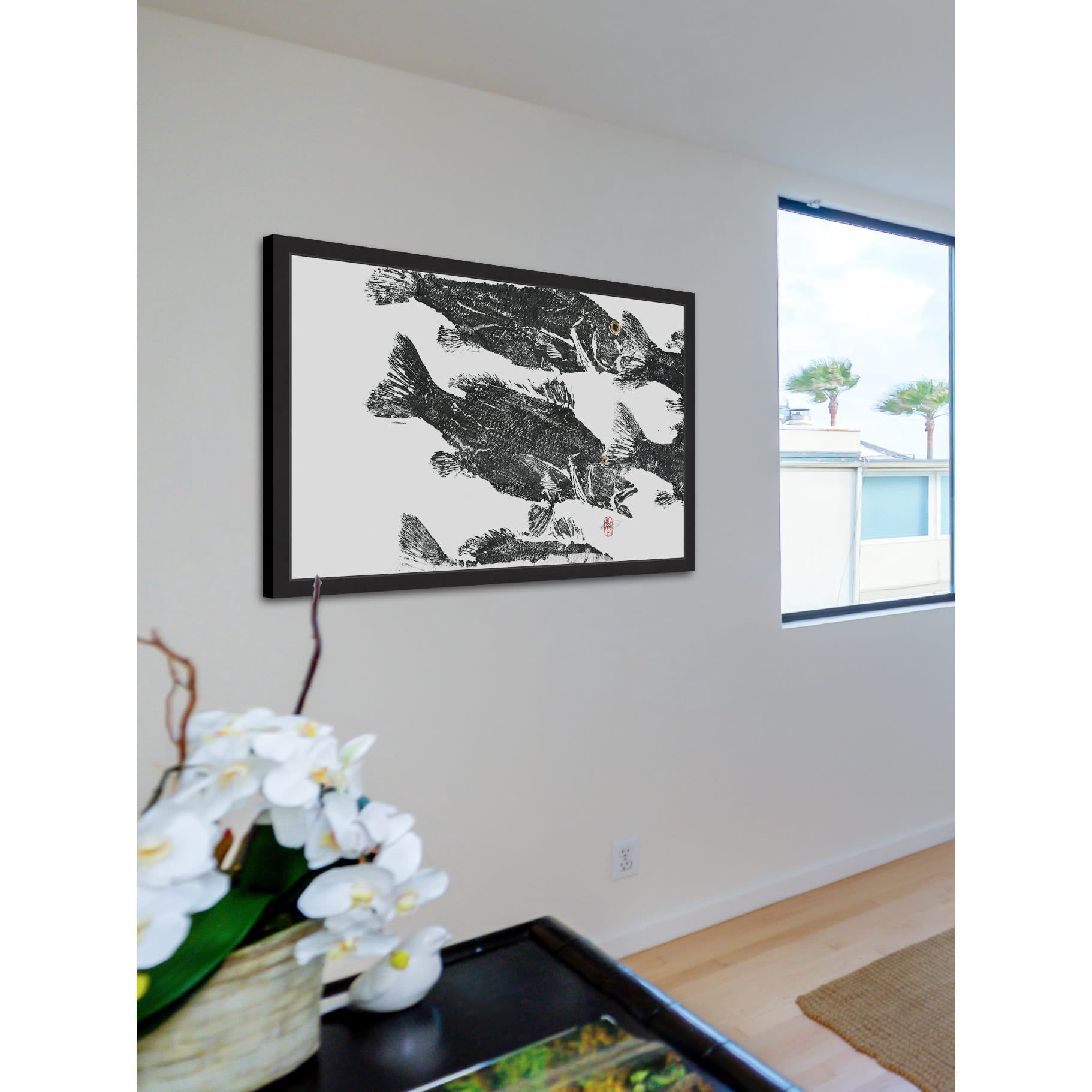 "Snappers" Framed Painting Print