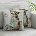 thumbnail image 3 of RUIYC Inspirational Quote Sloth Pillow Case,Decorate Home Living Room Bedroom Office Girl Room Kids Room,Sloth Gifts for Women Girls Kids,Throw Pillow Covers, 3 of 5