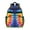 Colorful Tie Dye, variant on Tie Dye Rainbow Concentric Circles Pattern Backpack for School,Cute School Bag,Schoolbag with Adjustable Shoulder Straps & Padded Back,15.25"x11.5"x5.25"
