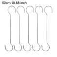 thumbnail image 4 of Guardoinrt 5pcs Practical And Convenient Stainless Steel Hooks For Everyday Needs Wide Application Metal Hooks 50cm S Hook 1 Pc, 4 of 6