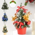 thumbnail image 4 of Advancent Pino de Navidad de 20cm, árbol Artificial pequeño, decoración de Navidad falsa, accesorio DIY, atmósfera de Año Nuevo, adorno para centro Kits de decoración para fiestas plata Advancent HA008880-04, 4 of 6