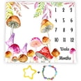 thumbnail image 1 of Manta Baby Monthly Milestone SSCSTS de franela, 122 x 102 cm, 1 of 9