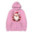 thumbnail image 1 of MIASHUI Chandails en Molleton à Capuche pour Filles, Imprimé Confortable, Doublé, Rose, 3-4 Ans, 1 of 3