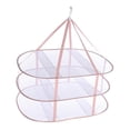 thumbnail image 2 of Tendedero de suéteres plegable, apilable, portátil, de red seca, plano, para ropa 3 capas, 2 of 9