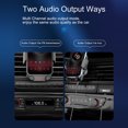 thumbnail image 2 of Transmisor FM para coche Soporte para teléfono móvil Soporte para reproductor de MP3 Compatible con Bluetooth, 2 of 9
