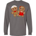thumbnail image 3 of Inktastic Gingerbread Couple Long Sleeve T-Shirt, 3 of 5